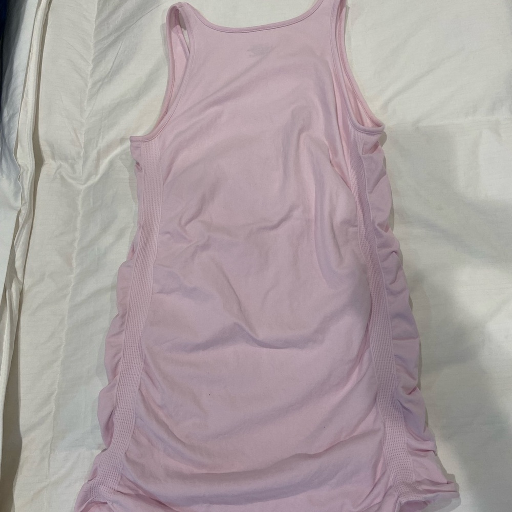 Athleta Pink Ruched Tank Top - Picture 3 of 4
